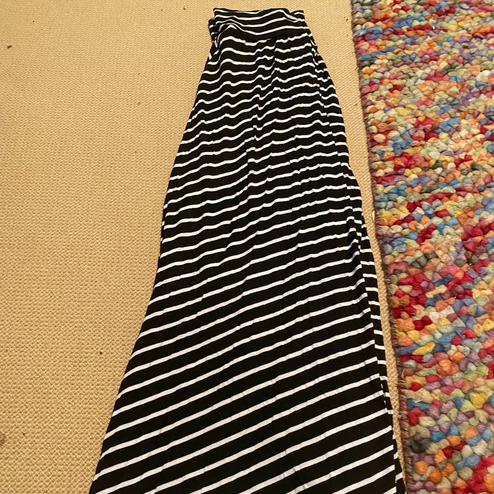 Striped Maxi Skirt